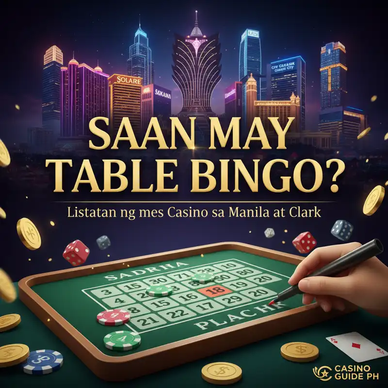 Venue ng Table Bingo